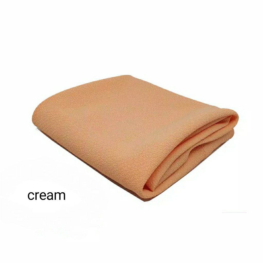 Hijab bergo maryam Diamond jilbab instant tali hijab kerudung mariam-CREAM