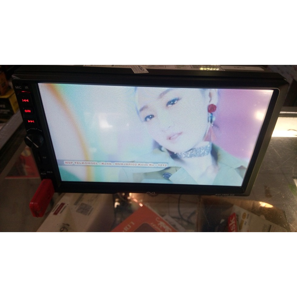 Head Unit Tape Double Din 7' mp3, mp4, mp5 ,MIRRORLINK FULL HD AVI