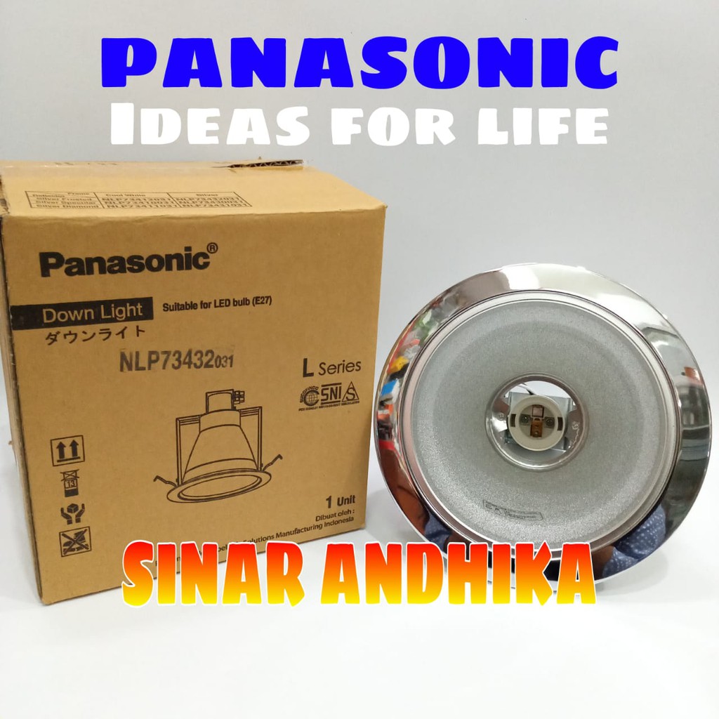 DOWNLIGHT L SERIES SILVER FROSTED 5 INCH PANASONIC NLP 73432