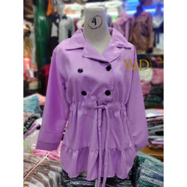 Blouse Atasan Kemeja Wanita Casual Murah Baju Polos Korean Style Basic fashion Muslim Hijabers 0100