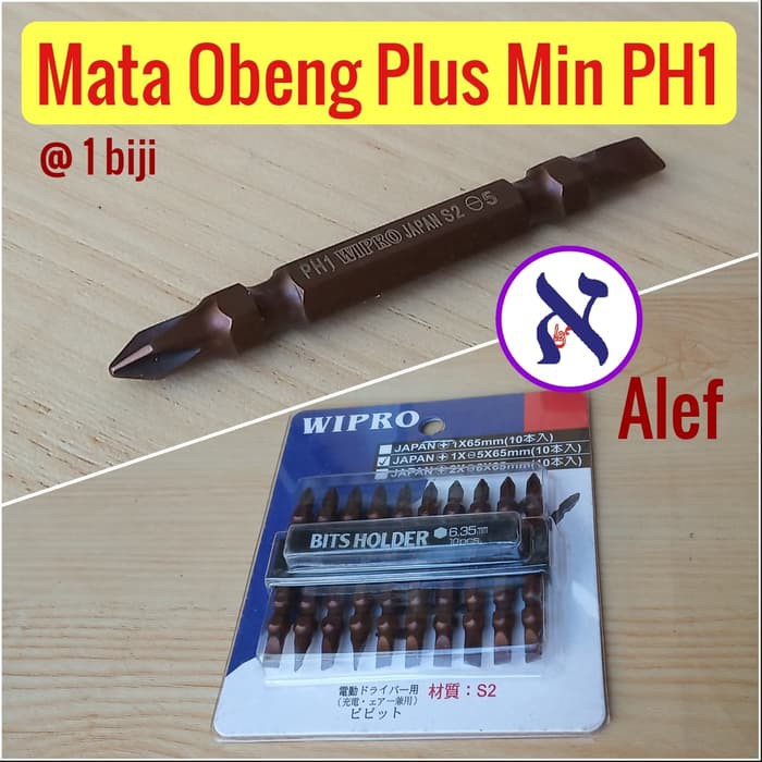 mata obeng plus min ph1 wipro bor screw angin minus ph 1