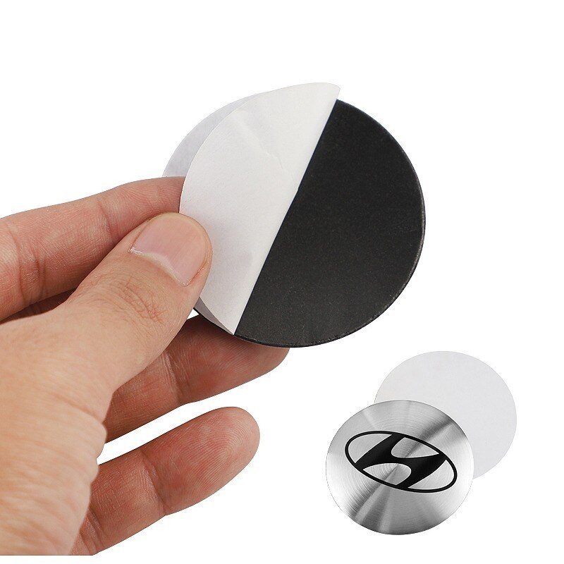 4pcs Stiker Emblem Cover Hub Tengah Roda 56mm Untuk Hyundai Getz Accent Atoz I20 Avega Trajet H1