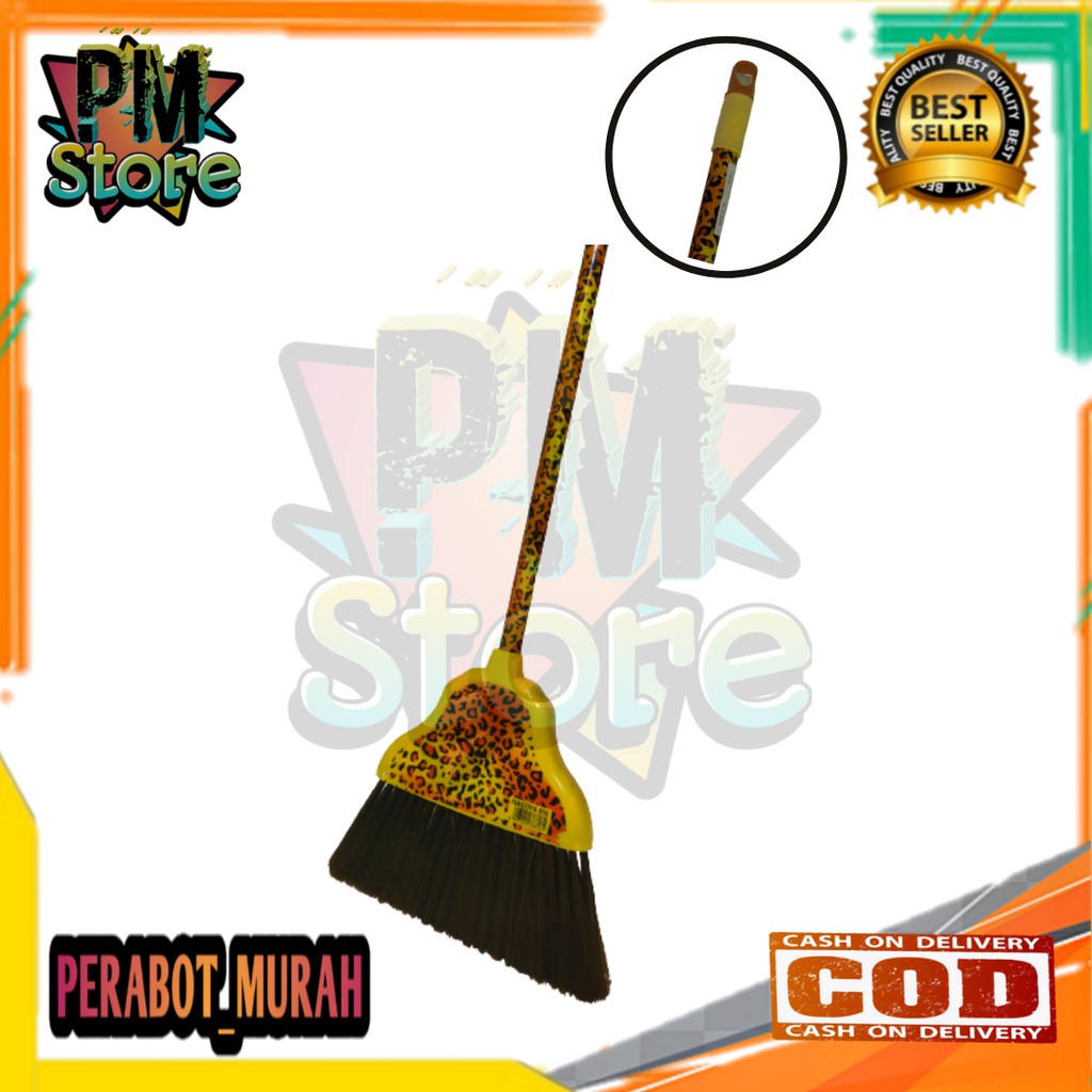 Sapu Nilon Macan Sapu Plastik Warna Sapu Lantai Broom Macan Nagoya 816