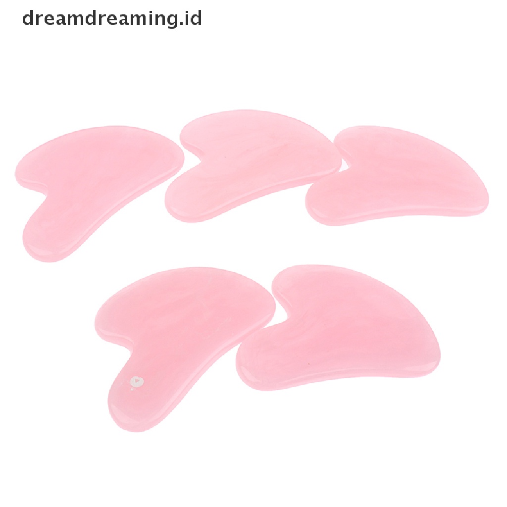 Dreamdreaming.id 1pc Alat Pijat Gua Sha / Akupuntur Wajah