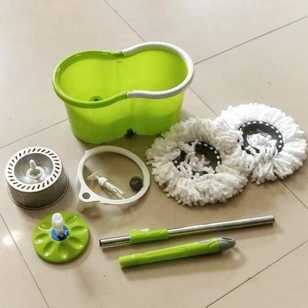 Alat Pel Lantai Spin Mop 360 Rotated