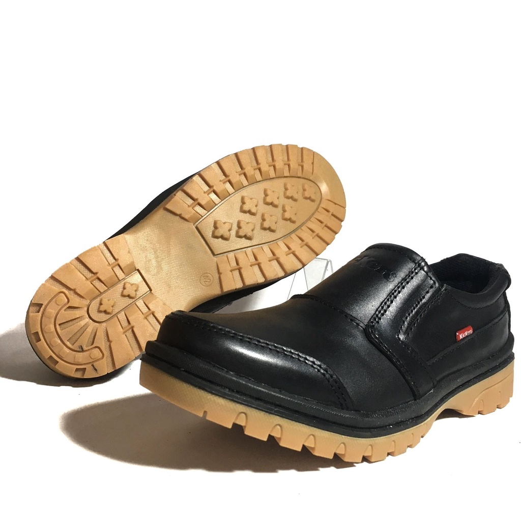 Kickers Sepatu Casual Kasual Pria Bahan Kulit Asli Full 100% Model Gaul Elegan Harga Murah Kode F.8