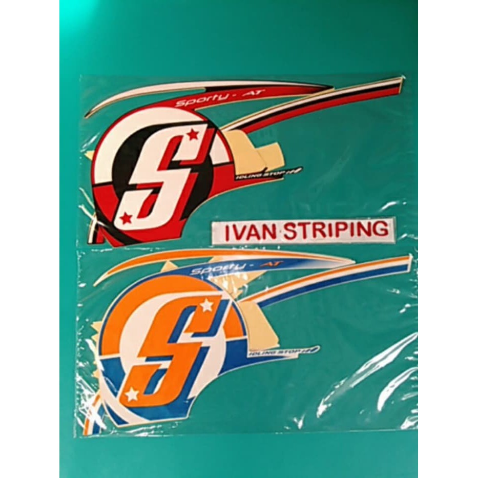 stiker / striping motor scoopy sporty 2015