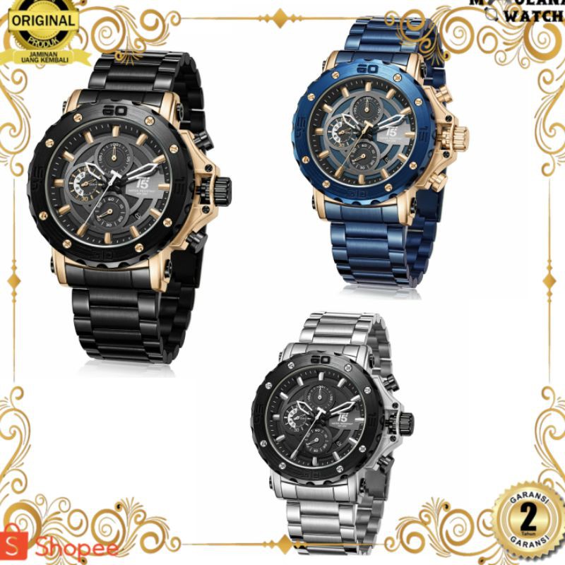 JAM TANGAN PRIA WANITA | RANTAI | KULIT | KARET | MURAH | COWOK T5 H 3702 G ORIGINAL BEST SELLER