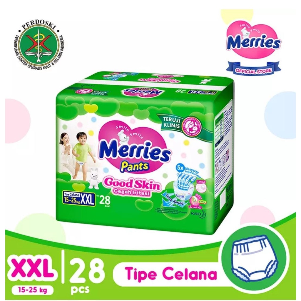 Merries Pants Good Skin XXL 28-Murah Meriah