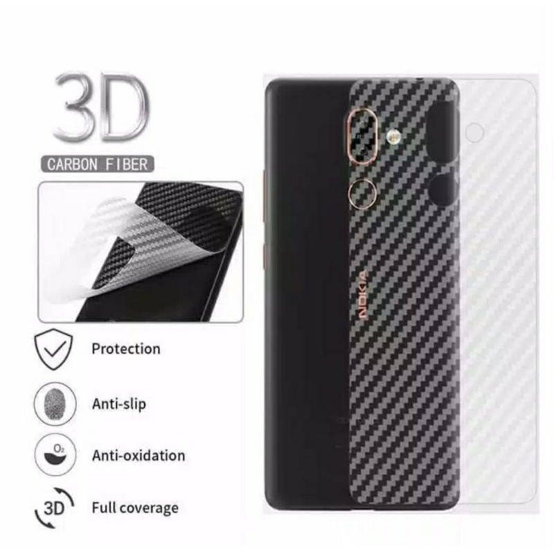 VIVO V21 5G - SKIN KARBON - SKIN CARBON - ANTI GORES BELAKANG VIVO V21 5G