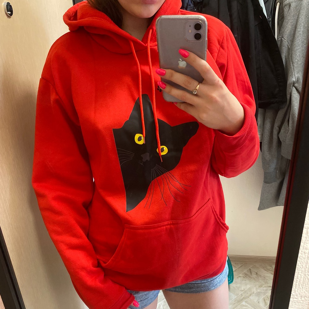 JAKET BIG SIZE / JAKET HOODIE JUMBO / SWEATER FLEECE UKURAN M L XL XXL XXXL XXXXL XXXXXL /Kucing Hitam Besar cute cat