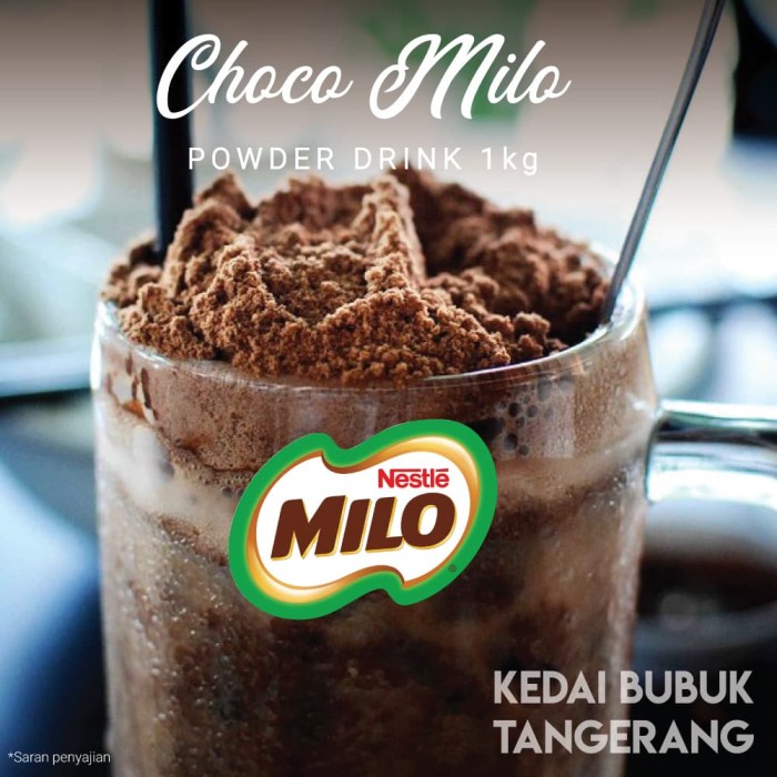 

BUBUK MINUMAN RASA CHOCO MILO BUBBLE DRINK POWDER DRINK 1KG