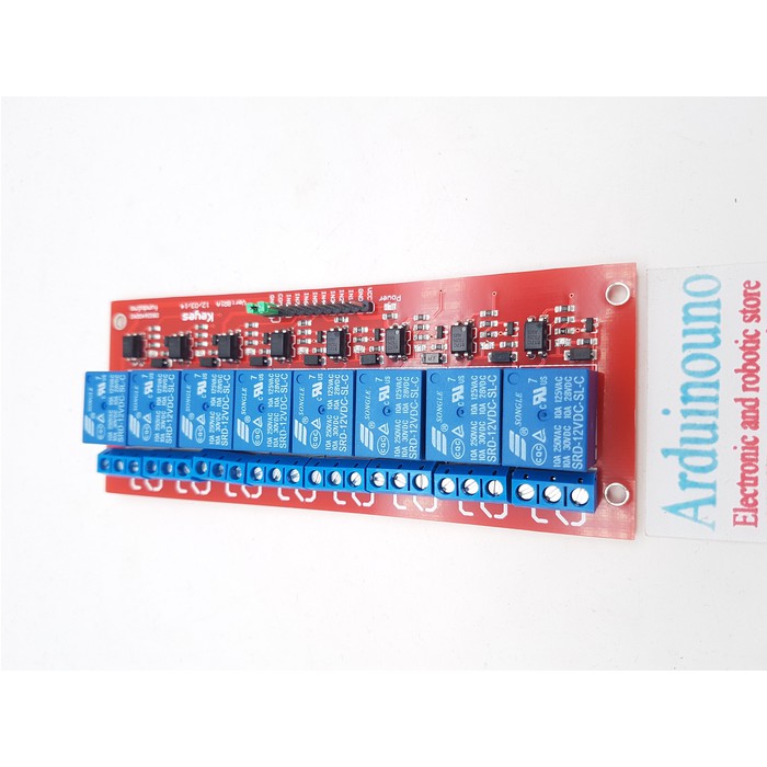 Relay module 12v 8 channel keyes funduino high quality brand mark