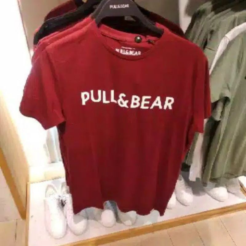 KAOS PRIA WANITA DISTRO POLOS KAOS PULL BEAR / KAOS PULL AND BEAR PREMIUM MURAH