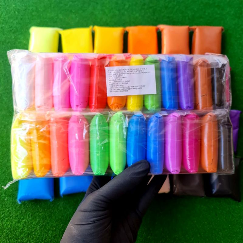 Mainan Soft Clay set Warna Warni