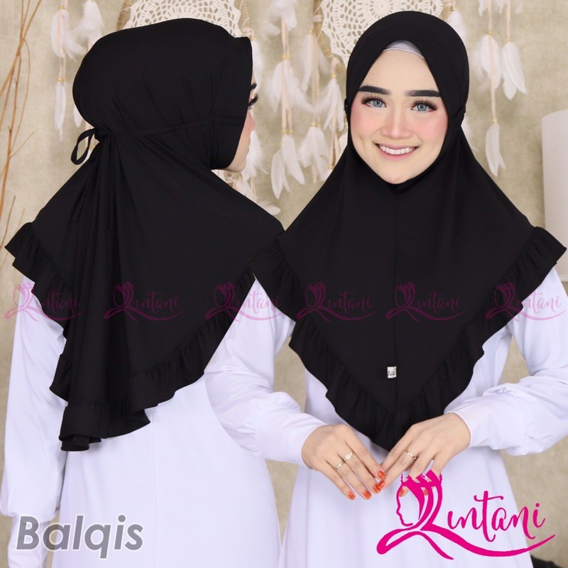 SALE CUCI GUDANG QINTANI | HIJAB INSTAN BALQIS TALI JERSEY