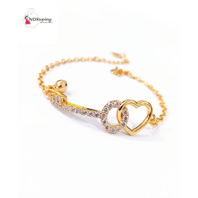 Gelang Tangan Wanita Xuping Love Kunci N05092205