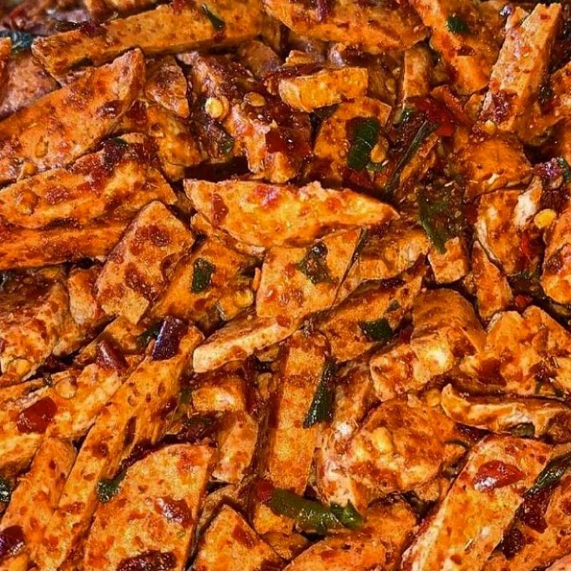Basreng Daun Jeruk 100 Gram Baso Goreng Gurih Pedas HALAL Basreng Gurih Super Pedas, Original, Balado Basreng Fress Viral-1