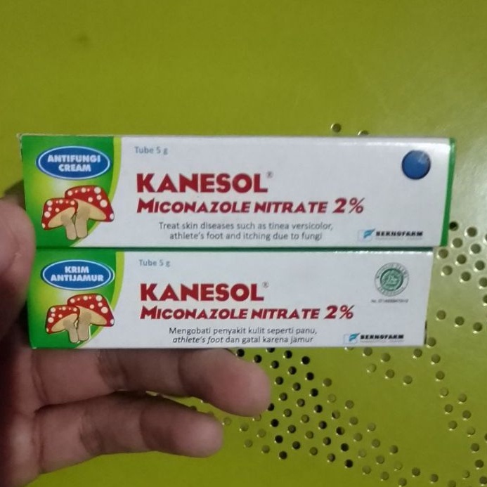 KANESOL® Krim 5 g ANTIJAMUR (Obat Gatal Panu, leher/badan, selakangan, Telapak Kaki)