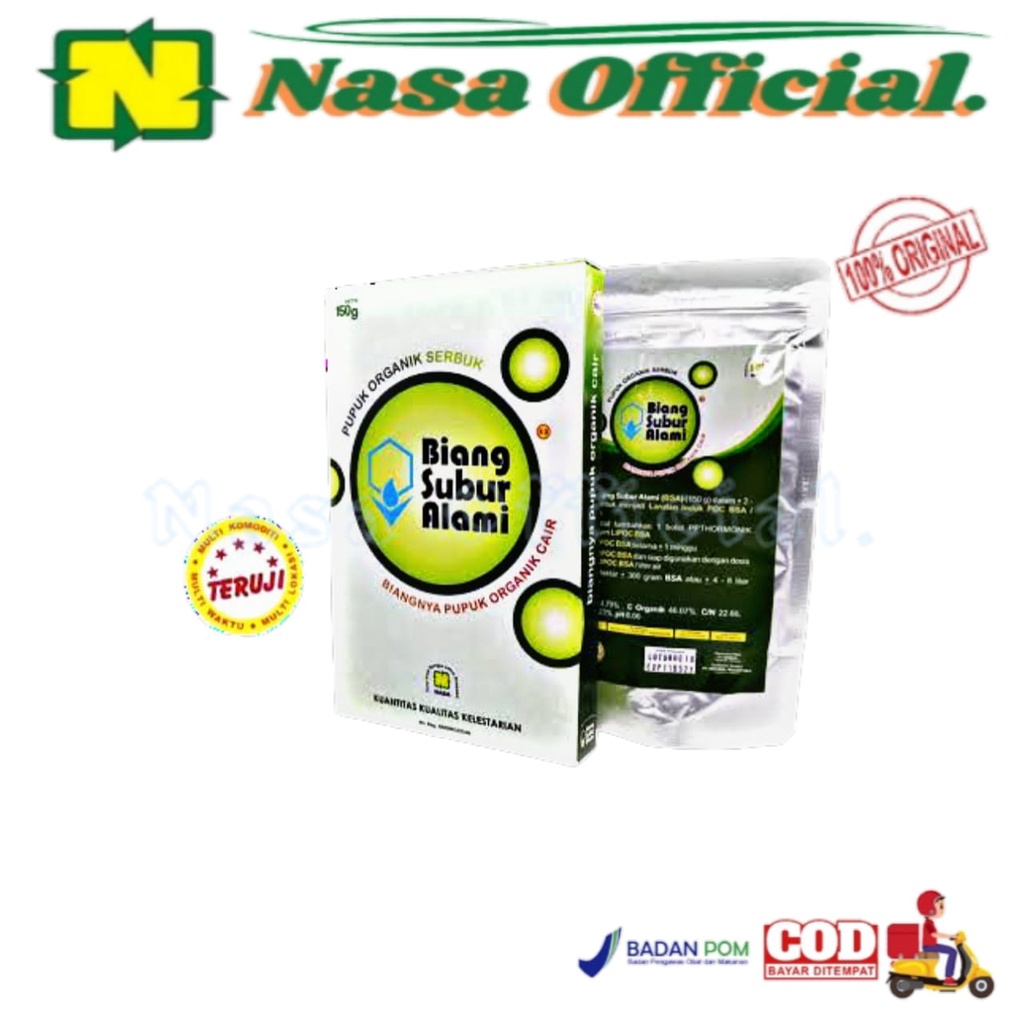 BIANG SUBUR ALAMI BSA NASA BIANGNYA PUPUK ORGANIK CAIR ASLI NASA