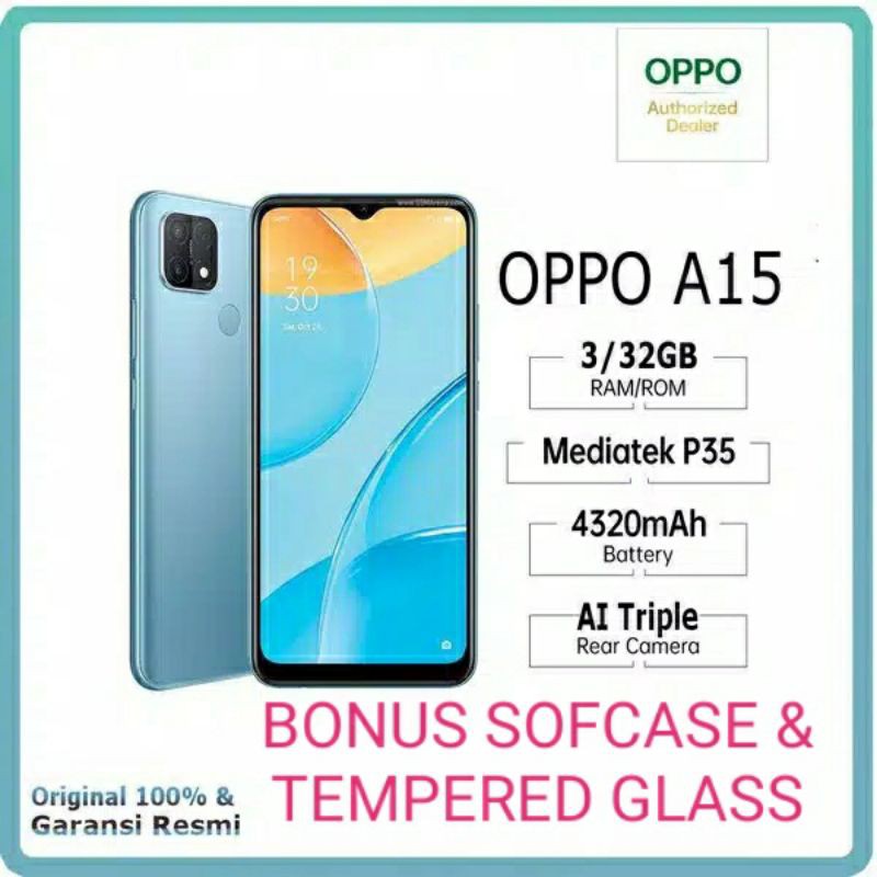 Oppo A15 3gb 32gb Spaylater Akulaku Kartucredit Indonesia