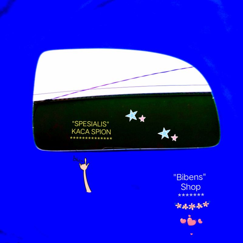Kaca Spion Kaca sepion Kanan Kia Carens 2 Refill tanpa frame,hanya kacanya doang satuan ready stock.