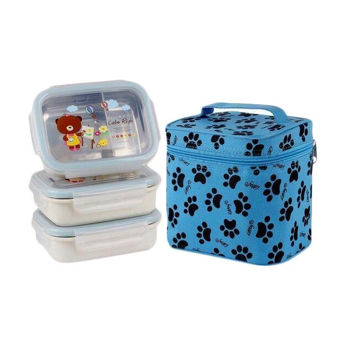 GIG Baby Rectangular Lunch Box 3 Susun Lunch Box 3 Susun