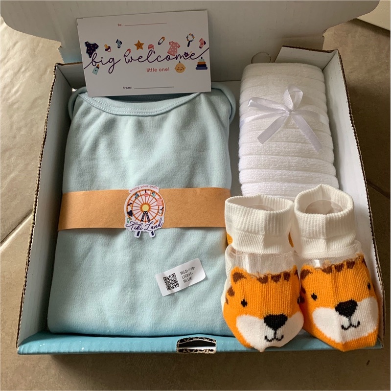 TERMURAH!Hampers parsel kado lahiran PREMIUM IMPORT murah newborn baby gift set baby gift box set pakaian bayi parsel kado lahiran perempun laki laki hadiah kelahiran bayi terlaris baju bayi murah kaos kaki bayi 3D import parsel lahiran bayi lengkap-Set 16