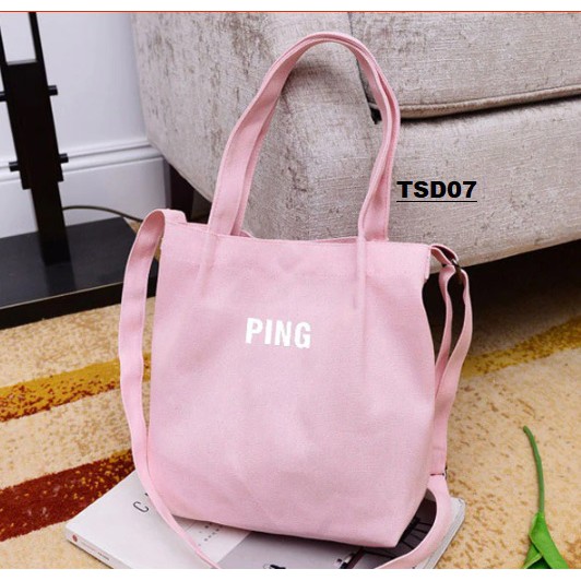 Tas Bahu Selempang Kanvas Japanese Style TSD