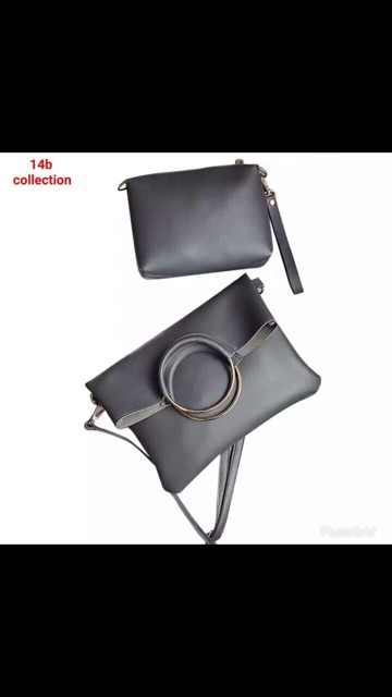 Tas Satu Set Cluthes Ring O Free Pouch Bisa selempang Multifungsi
