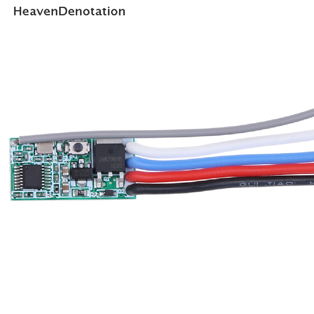 (Heavendenotation) Modul Relay Receiver Sinyal Rf 1ch 433mhz