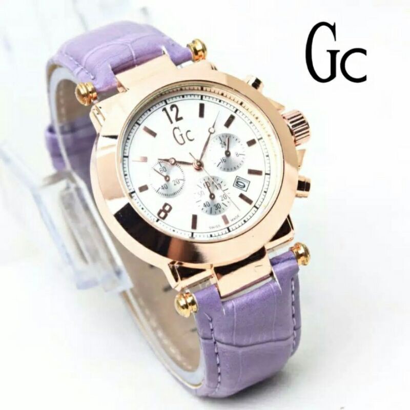 jam tangan wanita Gc kulit guess