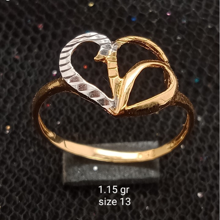 Cincin Emas 17 K - 1.15 gr Kadar 750 - 2806