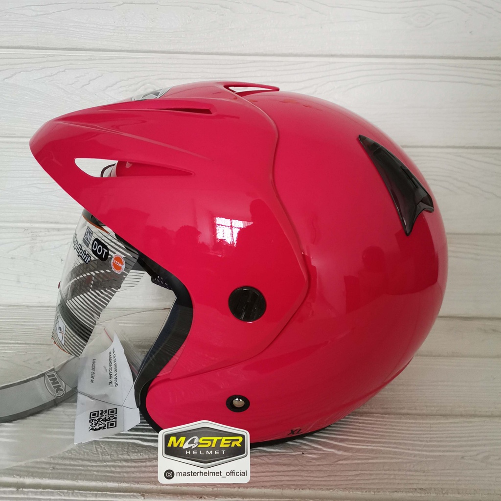 HELM INK CX 22 CX22 ORIGINAL HELM INK TOPI ASLI ORIGINAL SNI DOT-Magenta
