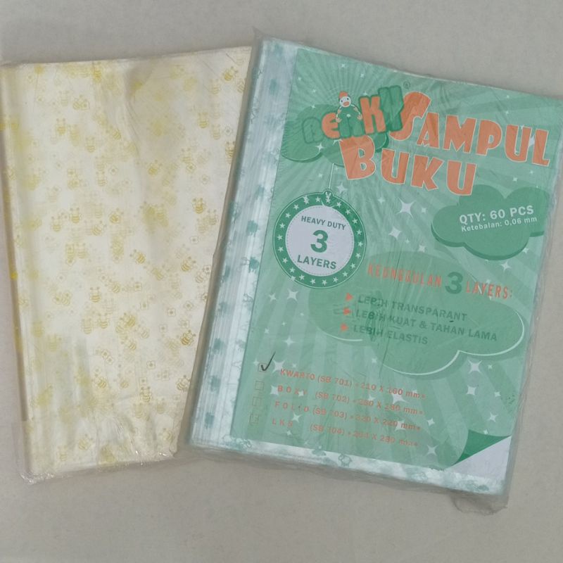 

Sampul buku 3layer uk. kwarto isi 60pcs