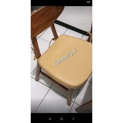 SARUNG + ISI BUSA  jok bantalan dudukan kursi { ROPAN } OSCAR ANTI AIR WARNA NUGGET/COKLAT MUDA ( be