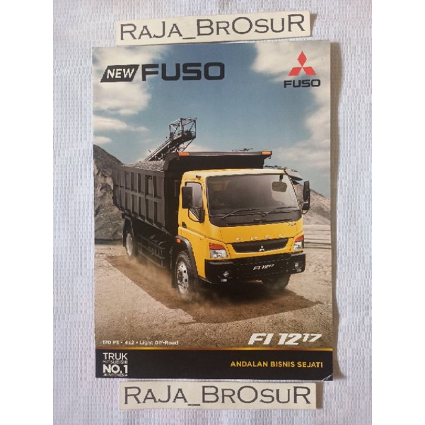 Poster brosur mitsubishi new fuso 170PS 4x2 light off road FI1217 2015
