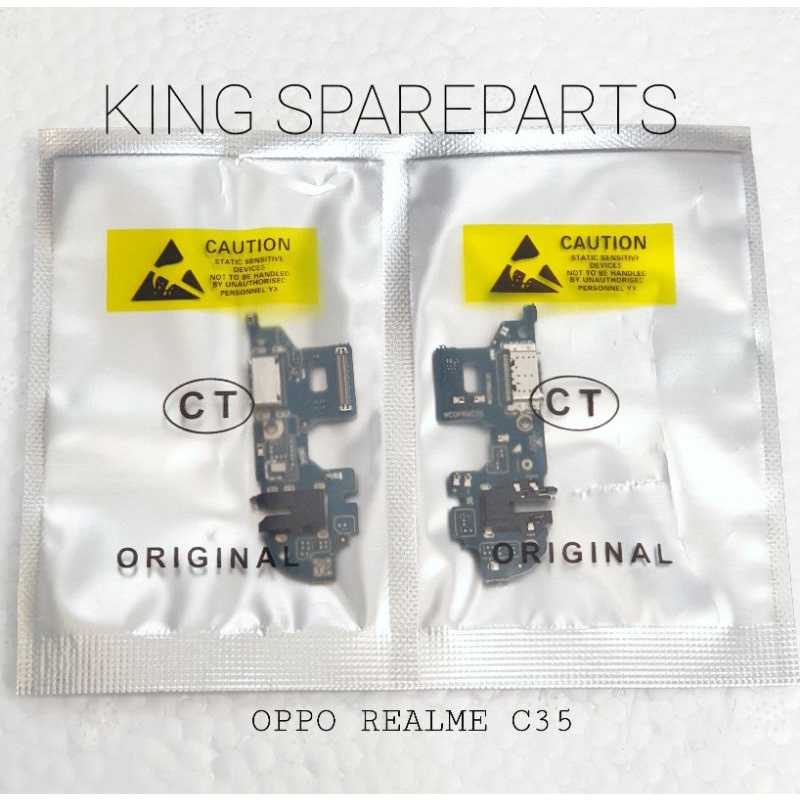 FLEXIBEL FLEXIBLE FLEKSIBEL OPPO REALME C35 CON KONEKTOR TC CAS CHARGER HF MIC ORIGINAL