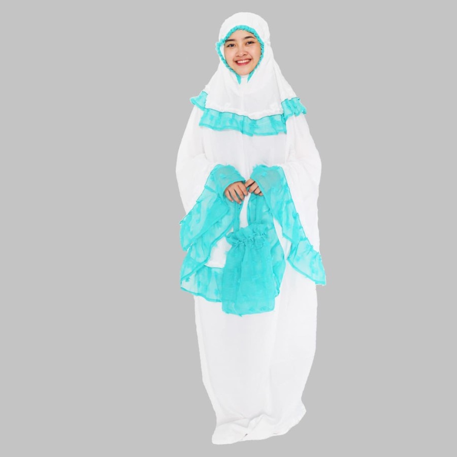 Mukena Rukuh Renda Kriwil AL PARIS / Mukena THR Lebaran
