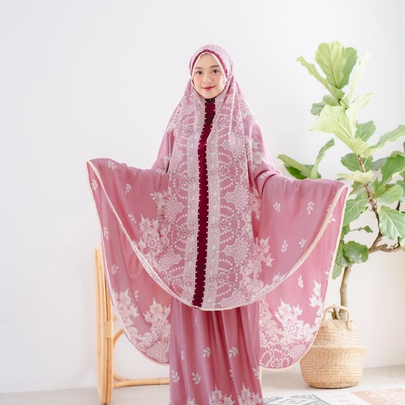 MUKENA ZIANISA BORDER 2IN1 ALEEZA SERIES ALLSIZE