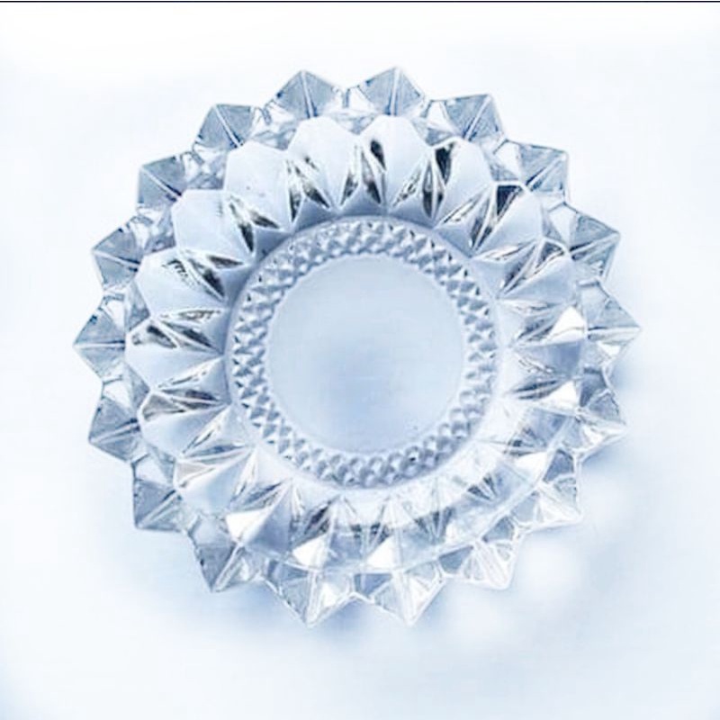 Asbak Kaca Kristal/Asbak Rokok Murah/Asbak Beling Free dus buble warp