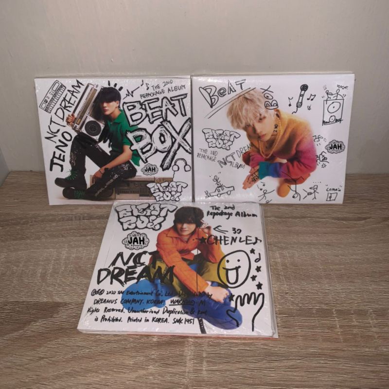 PC PHOTOCARD DIGIPACK BEATBOX NCT DREAM HAECHAN JENO RENJUN MIXTAPE