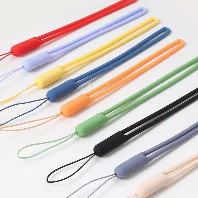 Tali Gantungan HP / Tali Gantungan Silikon universal / Gantungan HP Karet 19cm