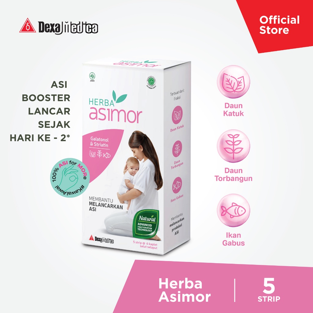Herba Asimor Box 30 Kapsul Asi Booster Pelancar Asi