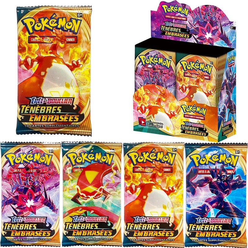 36pcs / lot Koleksi Kartu Game Brilliant Stars of Pok Mon GX EX Team Untuk Hadiah Anak