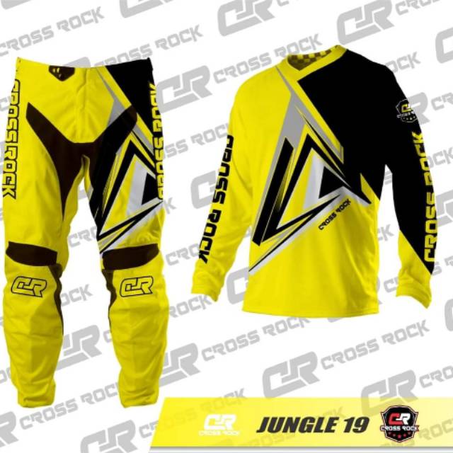 Jersey Set Cross Pakaian Olahraga Motor Trail