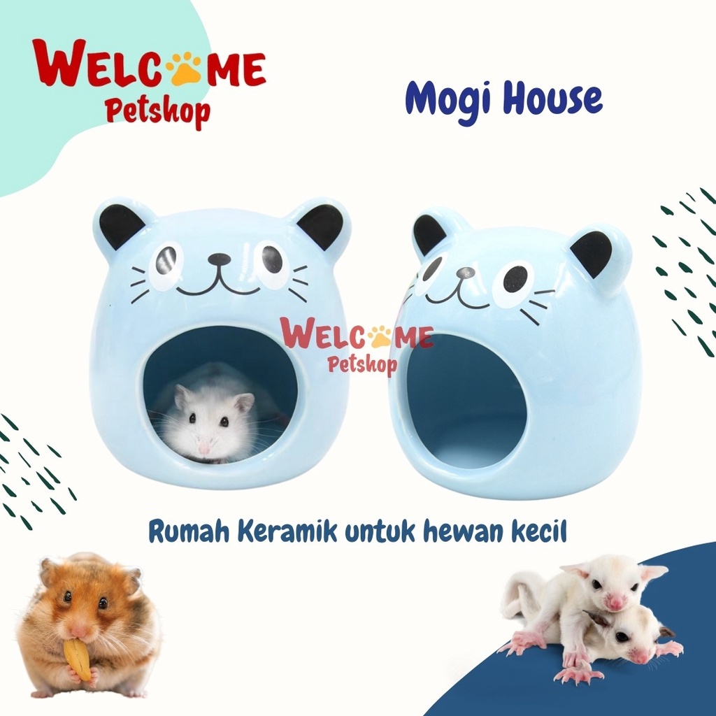 Mogi House / Rumah Keramik Hamster / Hewan / Kandang Hamster