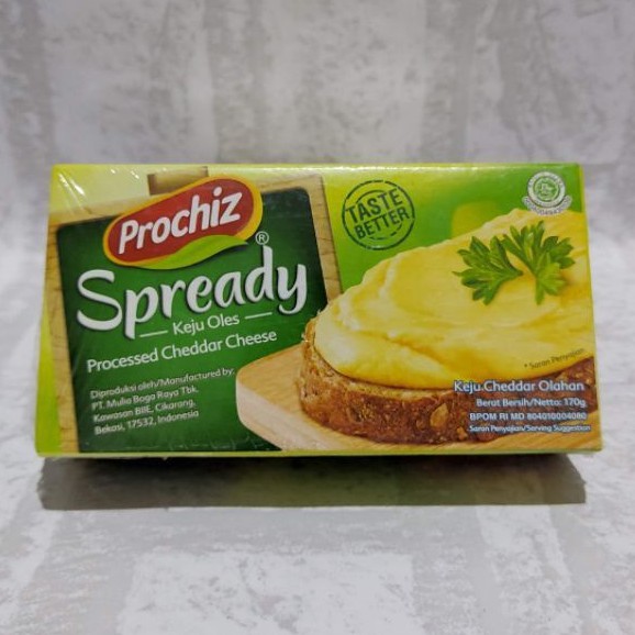 

PROCHIZ SPREADY CHEESE/KEJU OLES 170gr