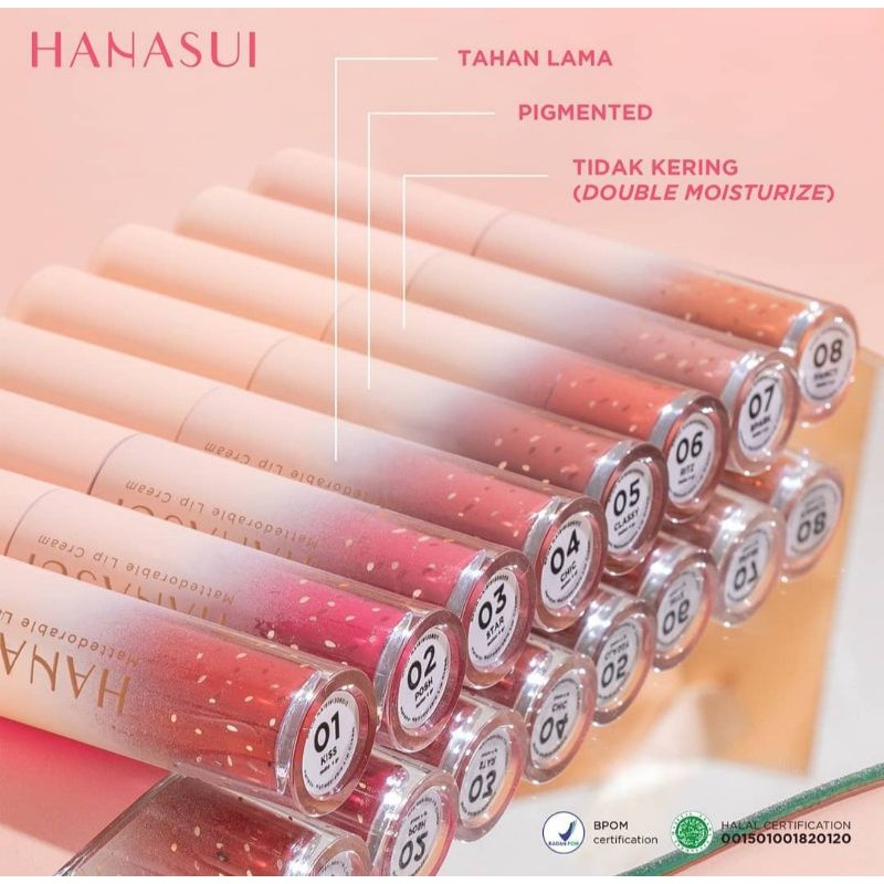 LIP CREAM HANASUI NO 1,2,3,4,5,6,7,8 ORIGINAL