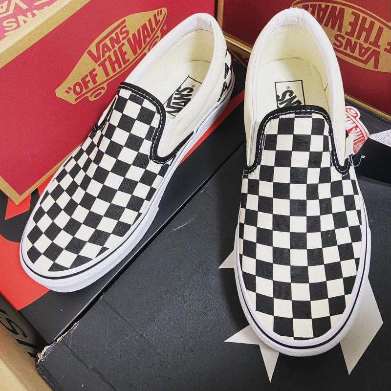 Vans Slip On Mono OG Checkerboard Black White PREMIUM BNIB